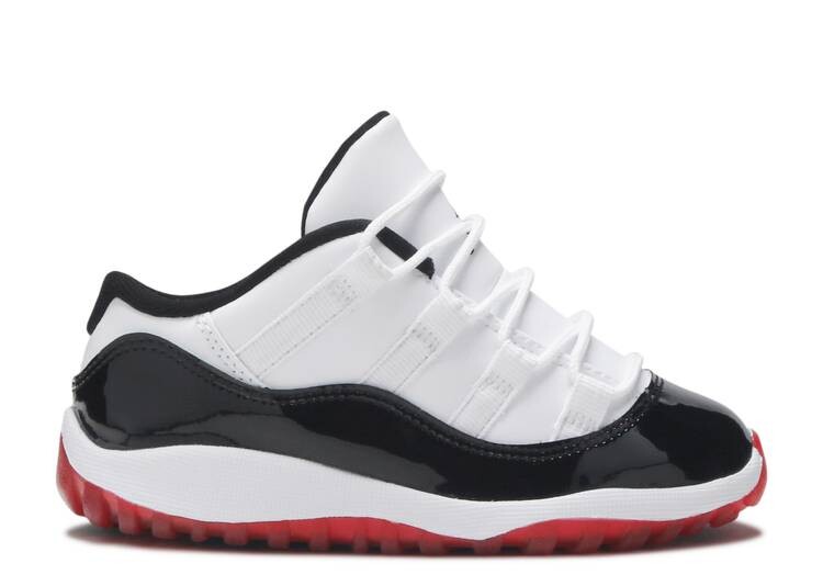 

Кроссовки AIR JORDAN 11 RETRO LOW TD 'CONCORD-BRED', белый
