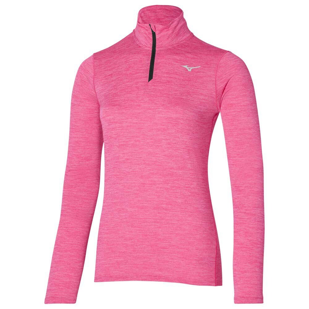 

Футболка Mizuno Impulse Core Half Zip, розовый