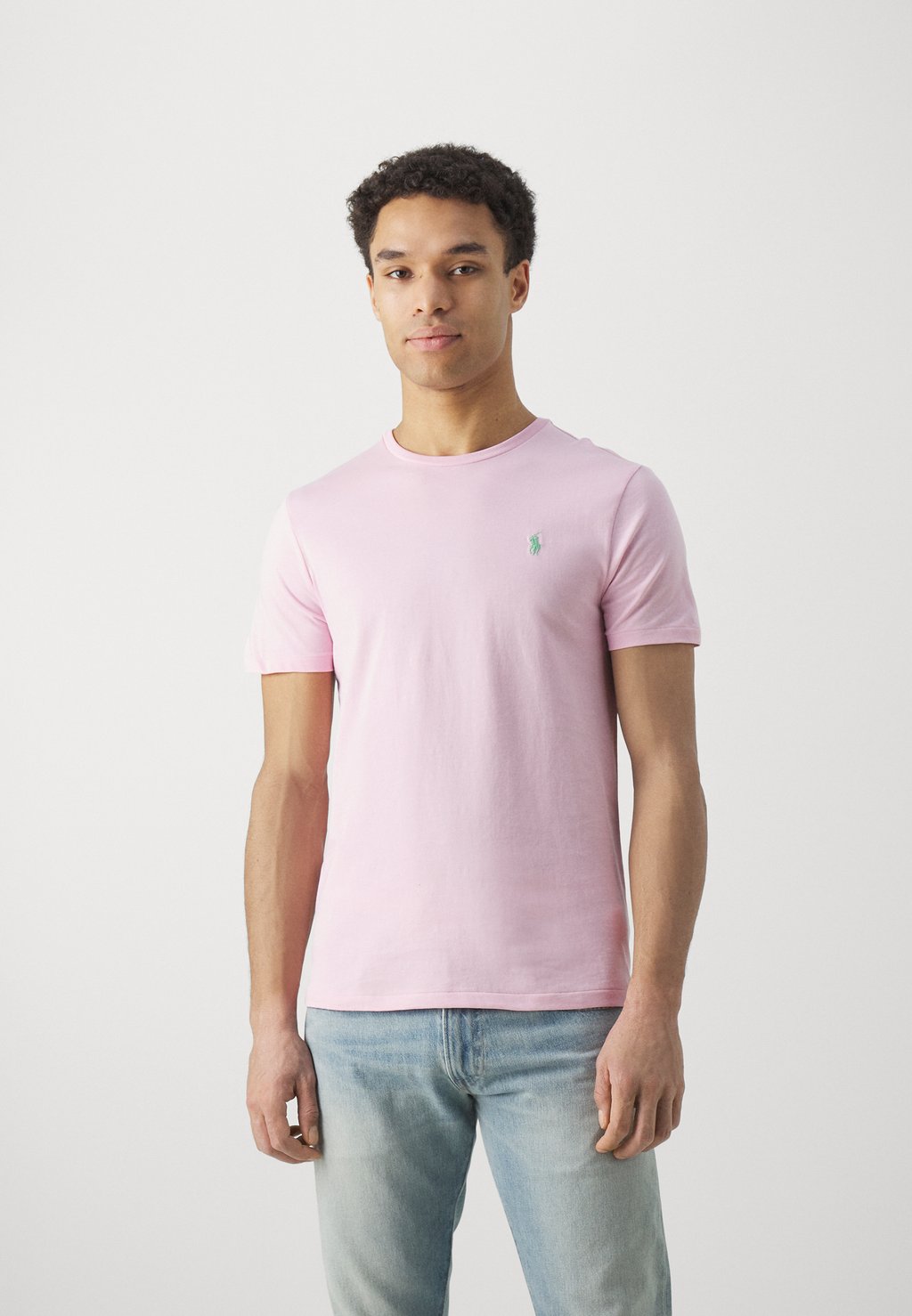 цена Базовая футболка Short Sleeve Polo Ralph Lauren, цвет garden pink