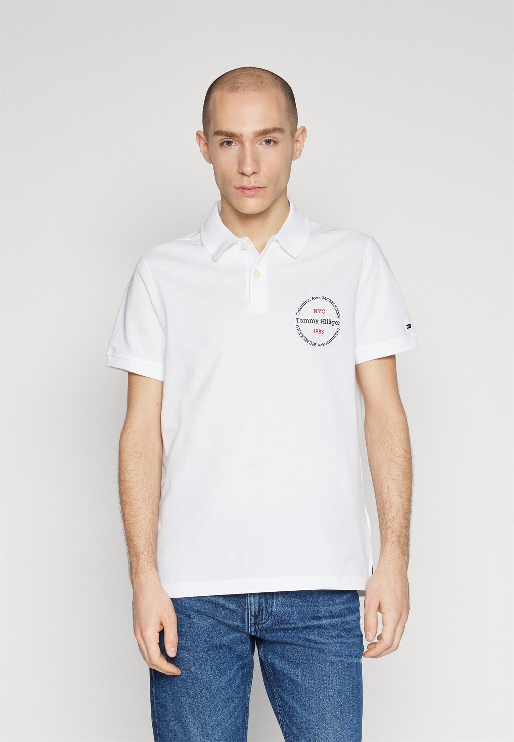 

Рубашка поло Tommy Hilfiger, белый