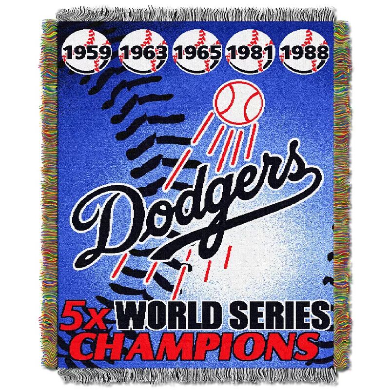 Памятный плед TheNorthwest Los Angeles Dodgers размером 48 x 60 дюймов