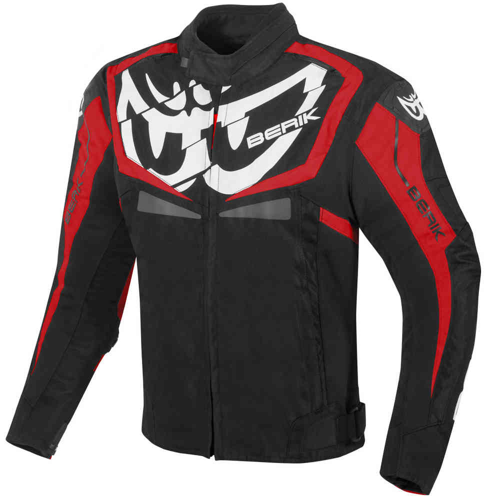 Водонепроницаемая мотоциклетная текстильная куртка Radic Evo Berik, черный красный
