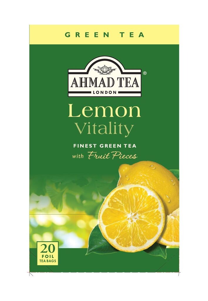 

Ahmad Tea- Зеленый чай Lemon Vitality 40г, 20 пакетиков