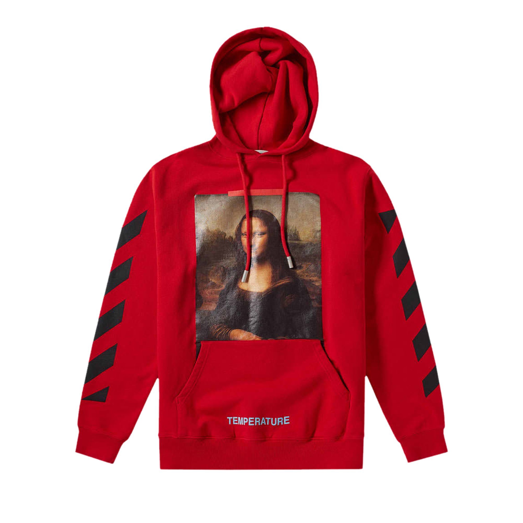 Мона худи клип. Худи off White красная монализа. Mona Lisa худи.