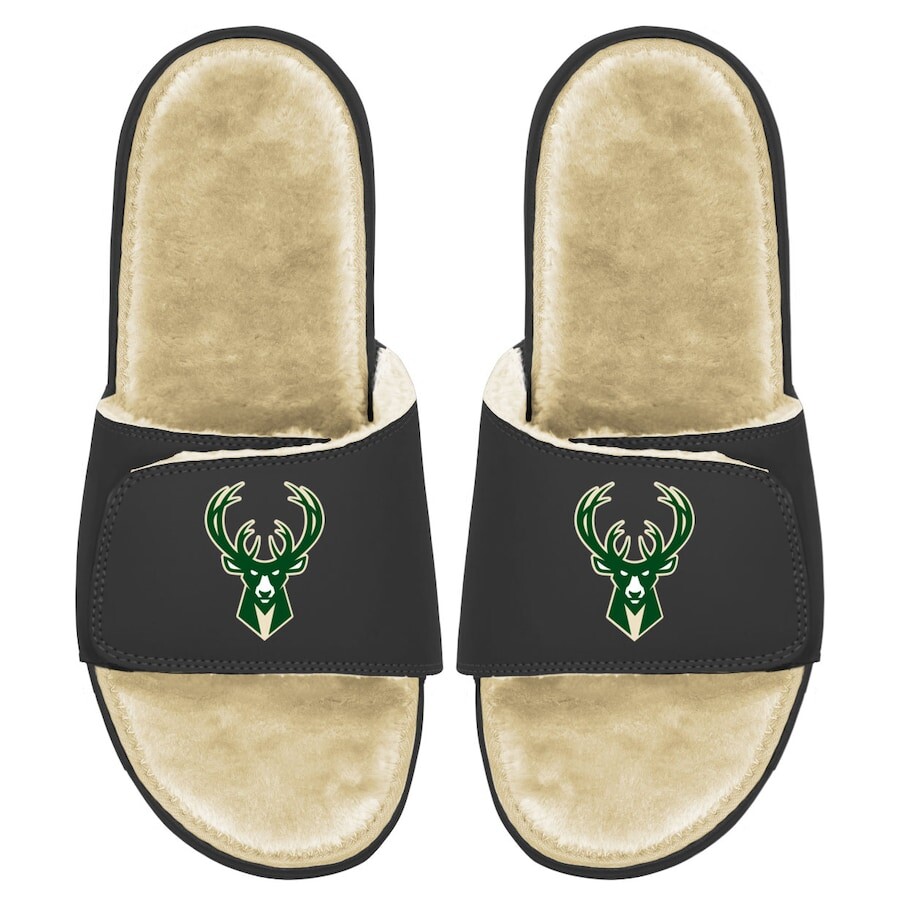 

Шлепанцы ISlide Milwaukee Bucks, черный