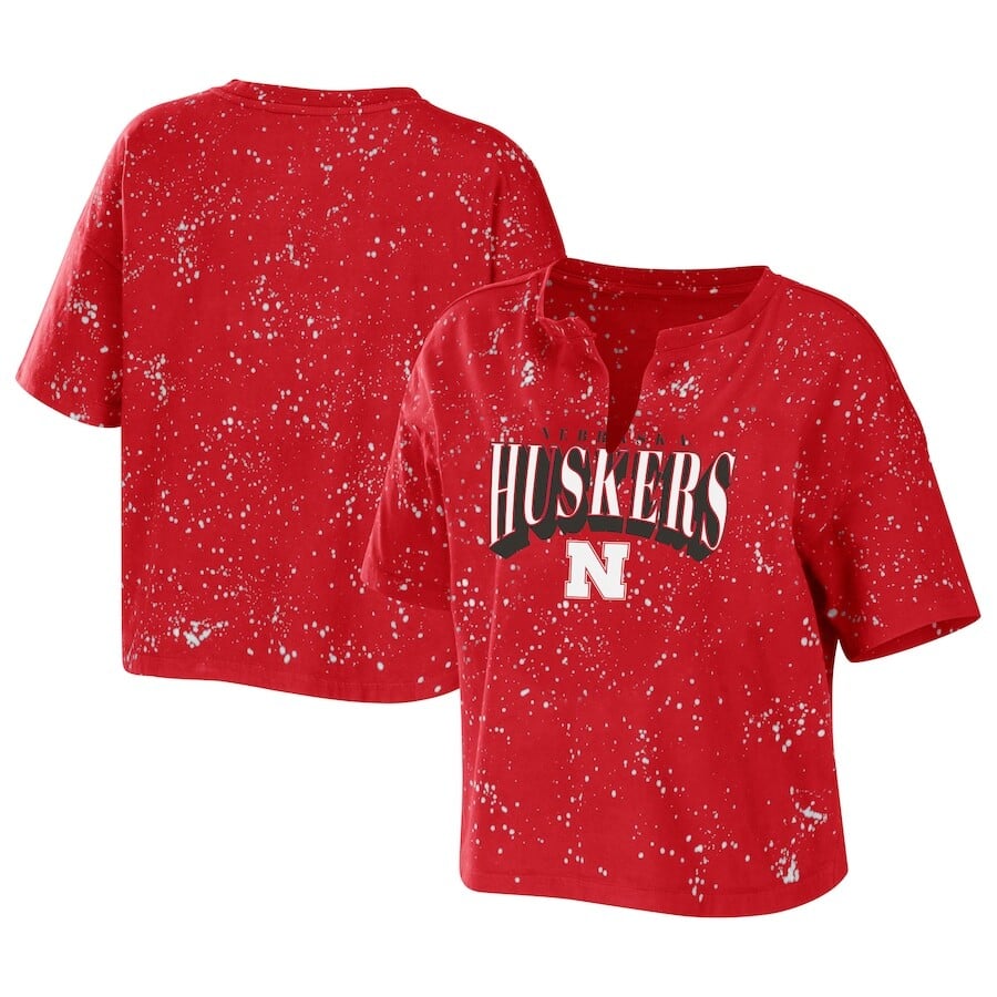 

Футболка с коротким рукавом WEAR by Erin Andrews Nebraska Huskers, алый