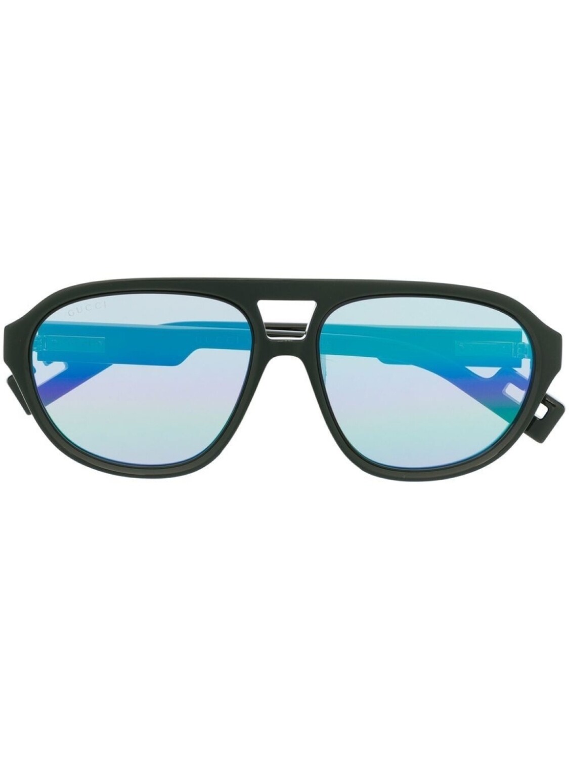 

Gucci Eyewear солнцезащитные очки-пилоты, зеленый
