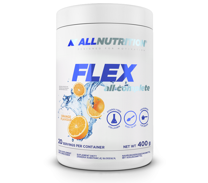 Allnutrition Flex All Complete Orange совместная подготовка, 400 g allnutrition l carni shockпомощь для похудения 80 ml
