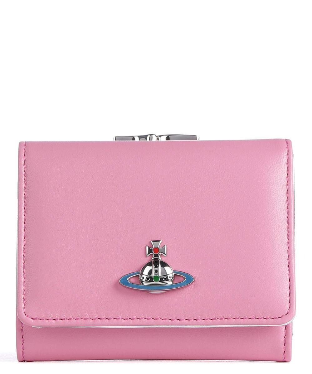 

RFID-кошелек из кожи ягненка Vivienne Westwood, розовый