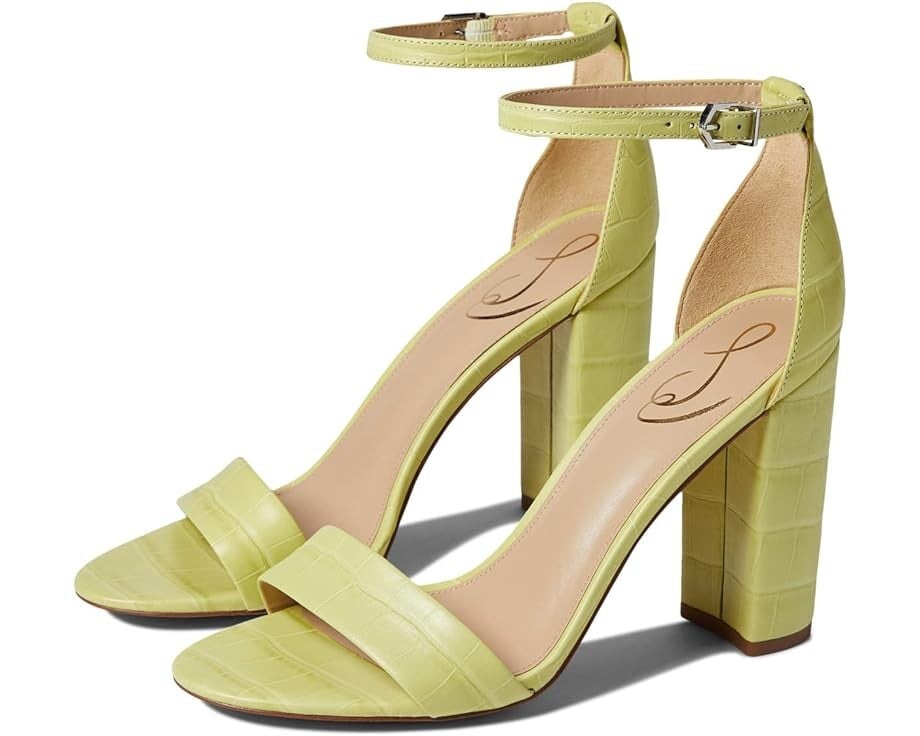 

Туфли Sam Edelman Yaro Ankle Strap Sandal Heel, цвет Kiwi