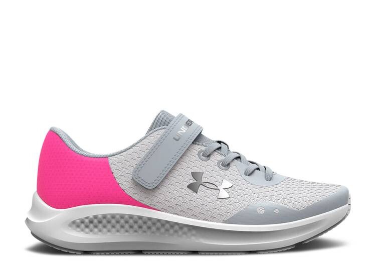 

Кроссовки Under Armour CHARGED PURSUIT 3 AC PS 'HALO GREY ELECTRO PINK', серый