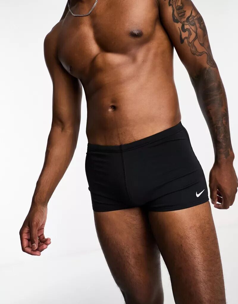 

Черные узкие спортивные плавки Nike Swim Hydrastrong