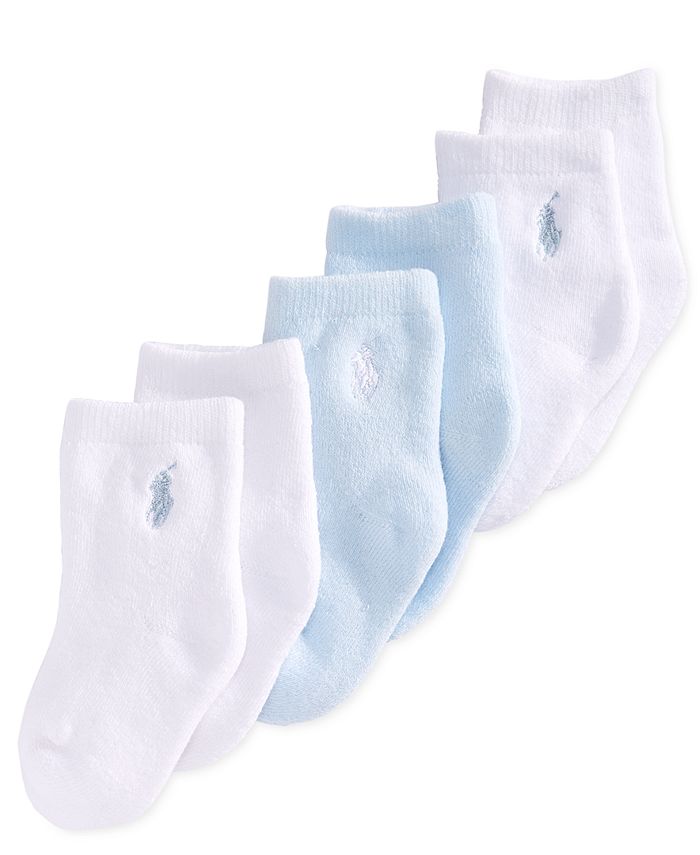 цена Полные махровые носки Ralph Lauren для маленьких мальчиков, упаковка из 3 шт. Polo Ralph Lauren, мультиколор