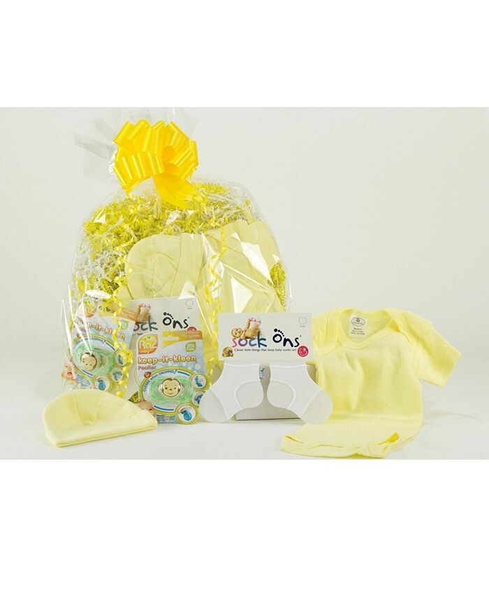 

Подарочный набор для малышек Layette 3 Stories Trading, желтый