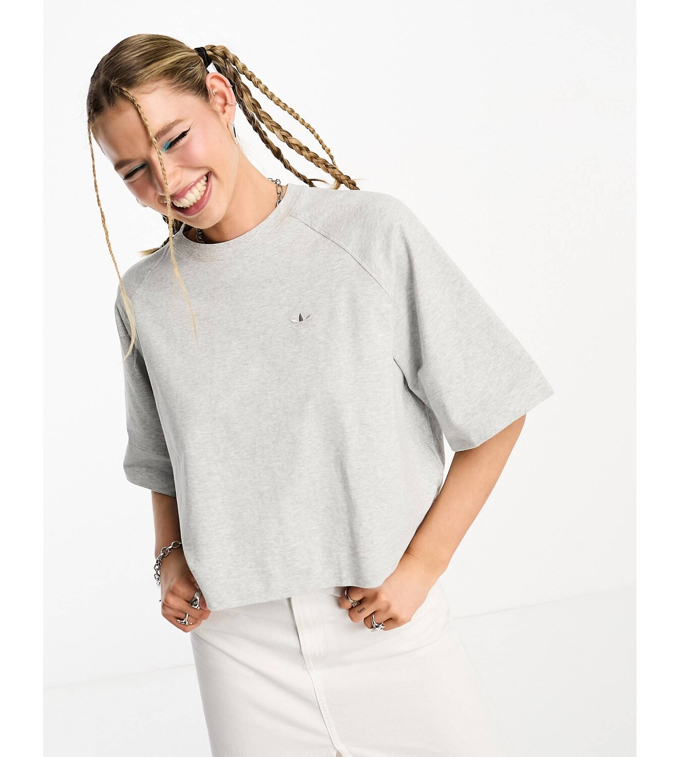 

Серая футболка премиум-класса adidas Originals Essentials, Серый