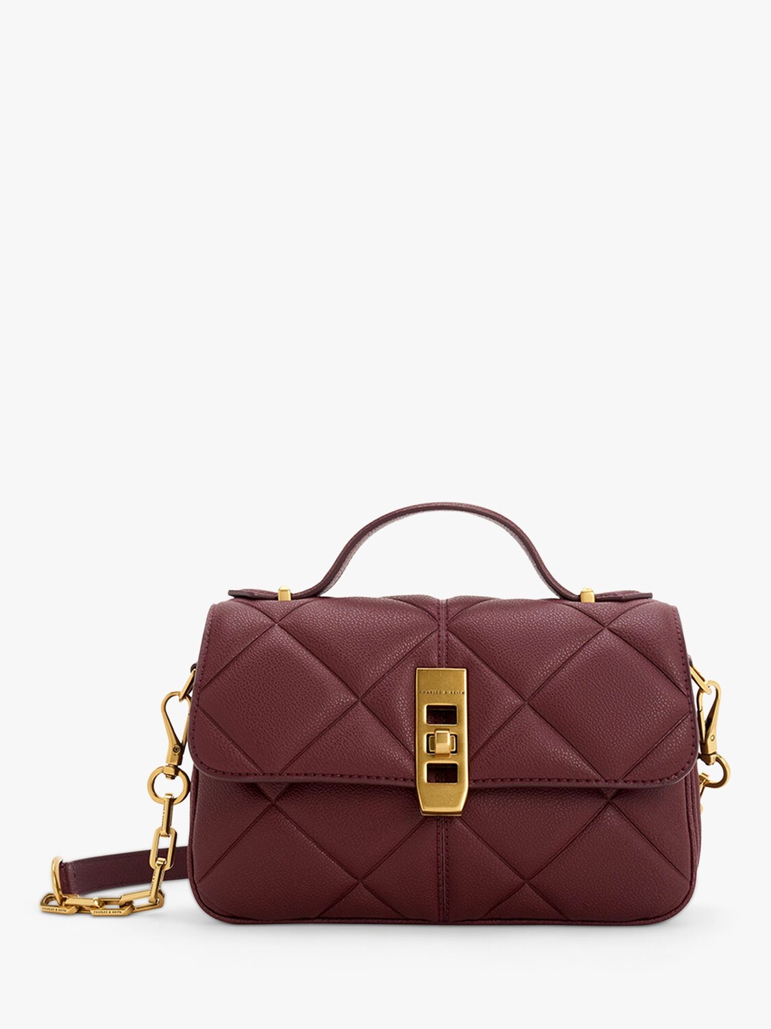 

Сумка через плечо Anwen с верхней ручкой CHARLES & KEITH, бордовый