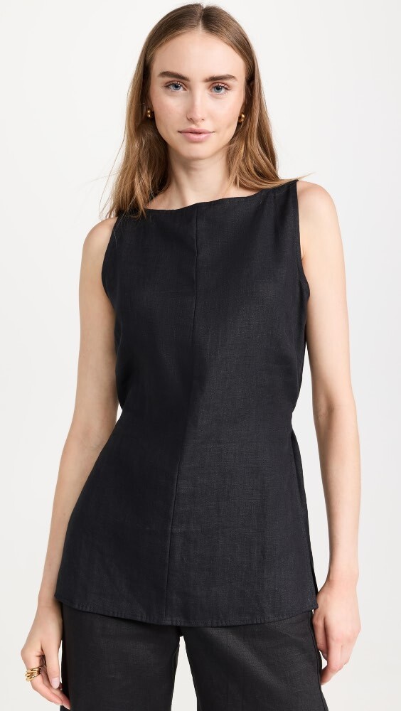 

Топ FAITHFULL THE BRAND Antipas Tunic, черный