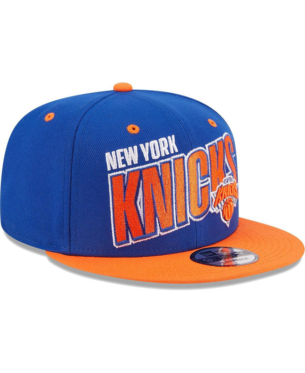 

Мужская сине-оранжевая кепка New York Knicks Stacked Slant 2-Tone 9FIFTY Snapback New Era