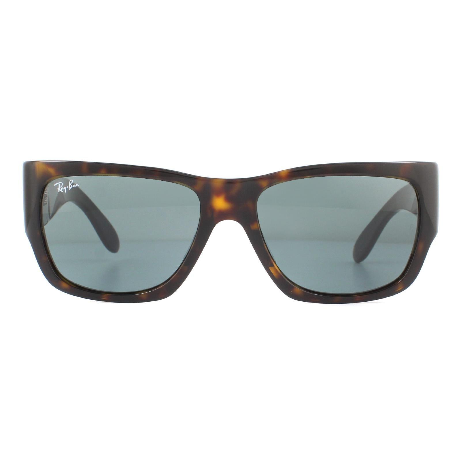Квадратные черепахово-синие солнцезащитные очки Ray-Ban, коричневый