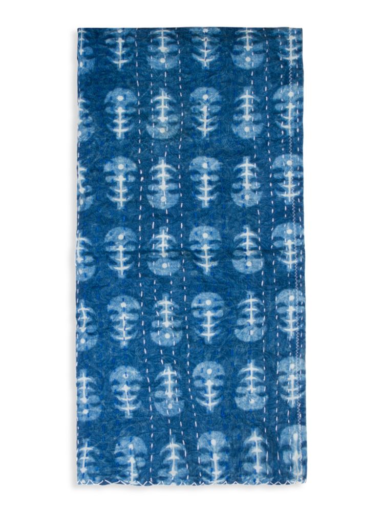 Хлопковый шарф Канта Taj Hotel, синий