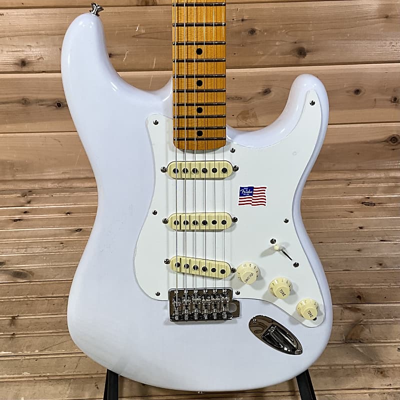 Электрогитара Fender Eric Johnson Stratocaster Electric Guitar - White Blonde cd warner eric johnson – up close another look