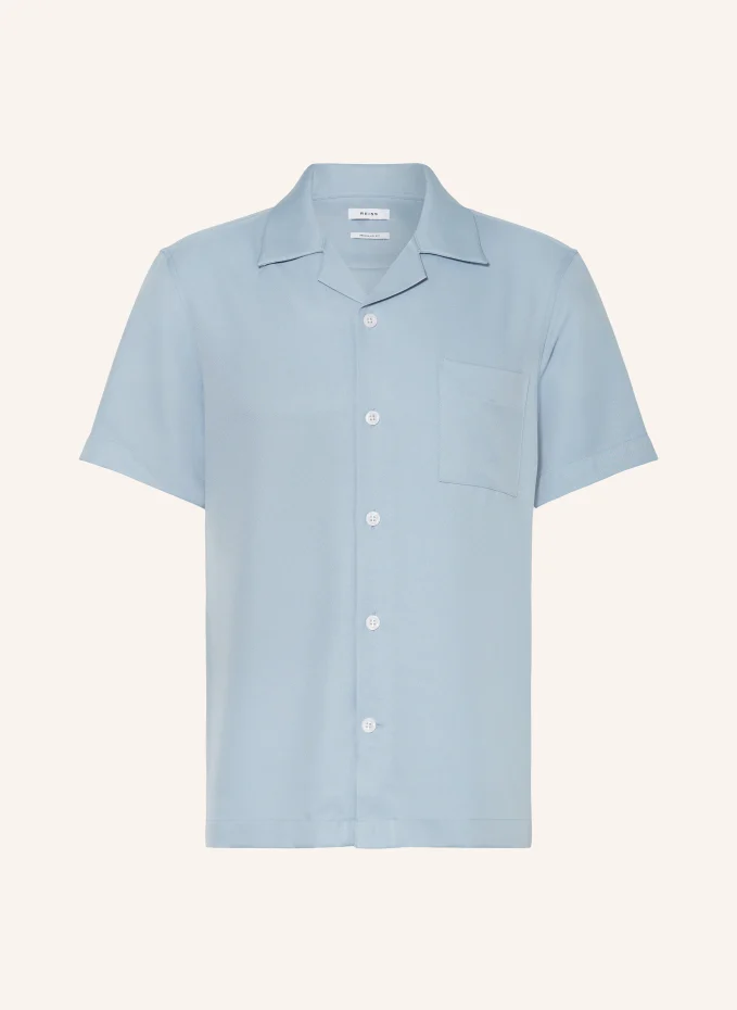 Курортная рубашка стандартного кроя tokyo Reiss, синий