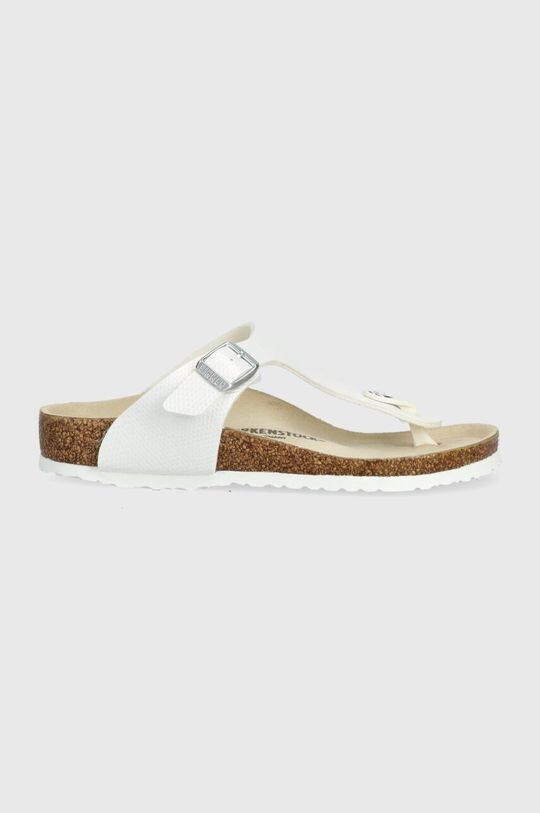 

Birkenstock Детские шлепанцы Gizeh K BF Shiny Lizard, белый
