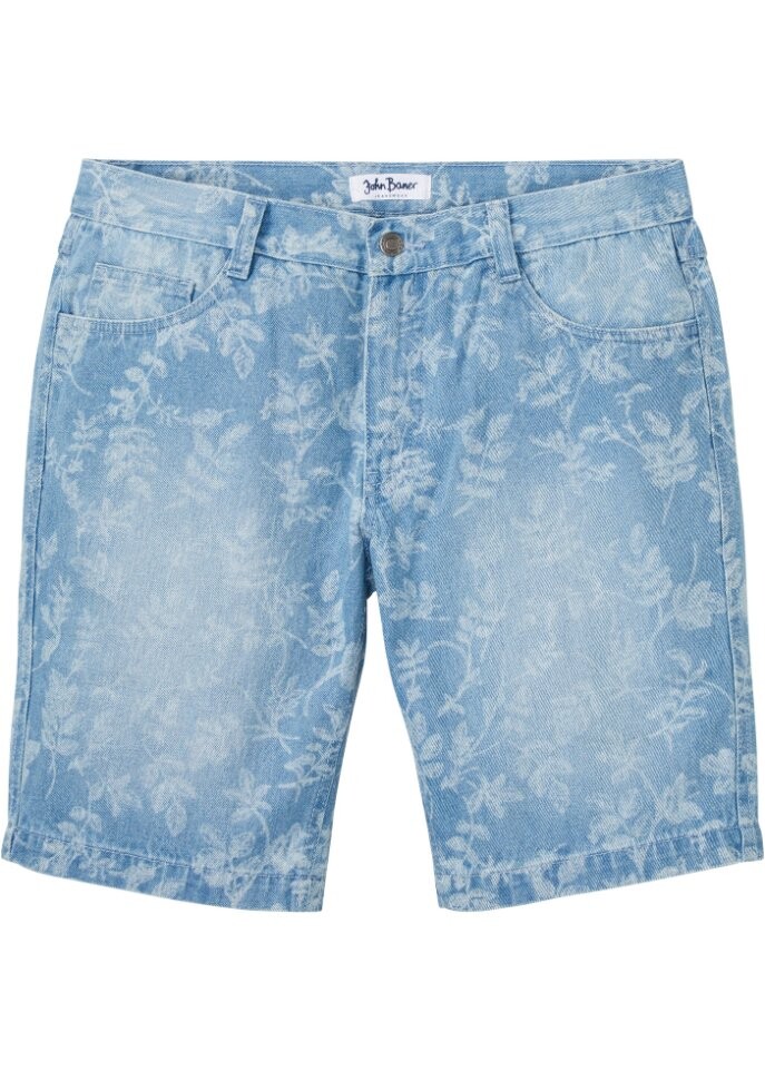 

Джинсы-шорты свободного кроя John Baner Jeanswear, голубой