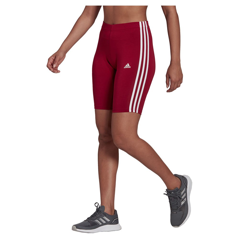 

Леггинсы adidas 3 Stripes BK Short, красный