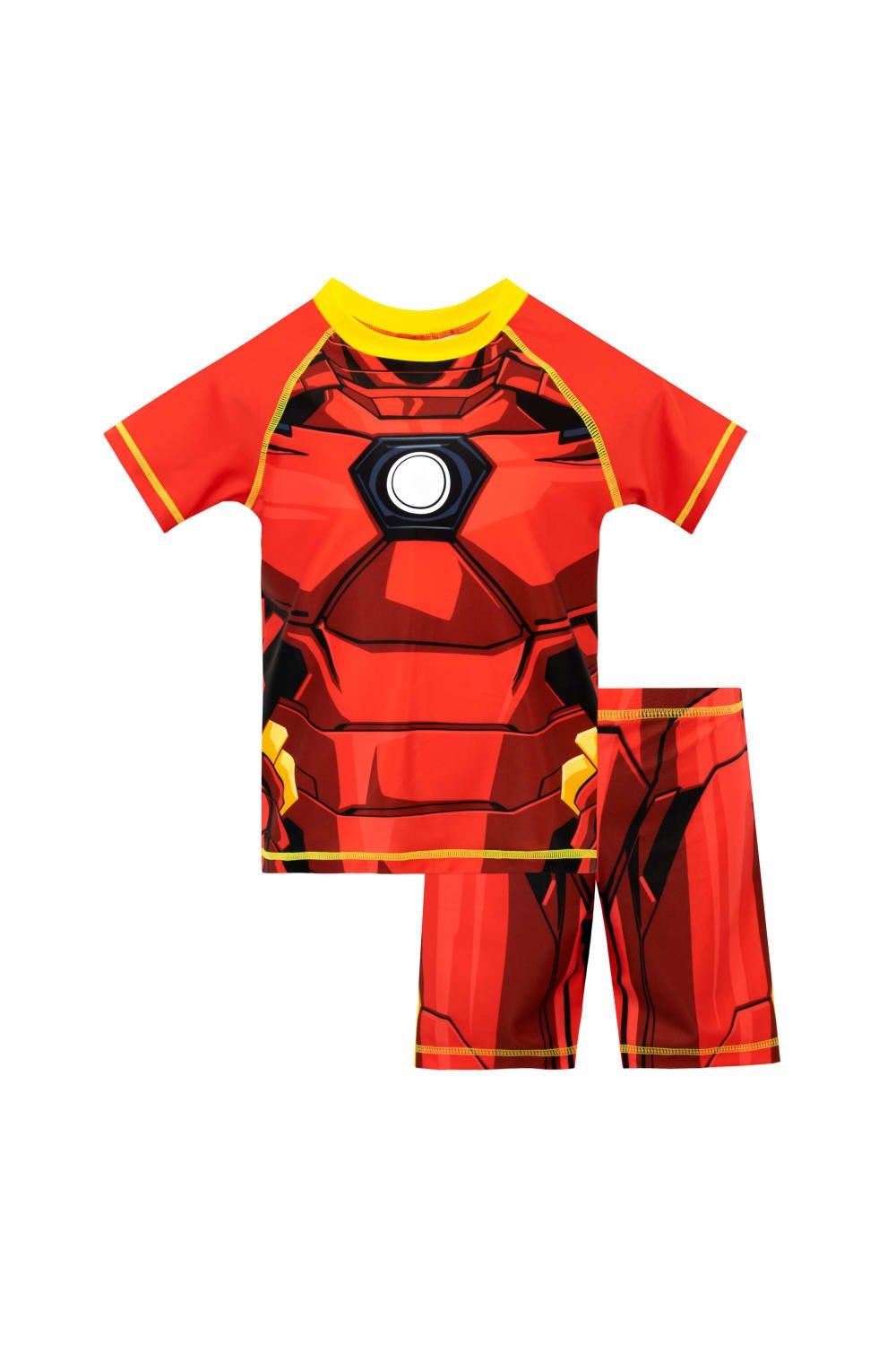 цена Комплект для плавания из двух частей Ironman Avengers Marvel, красный