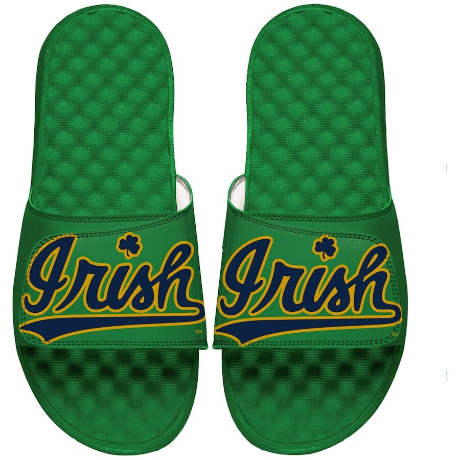 

Шлепанцы ISlide Notre Dame Fighting Irish, зеленый