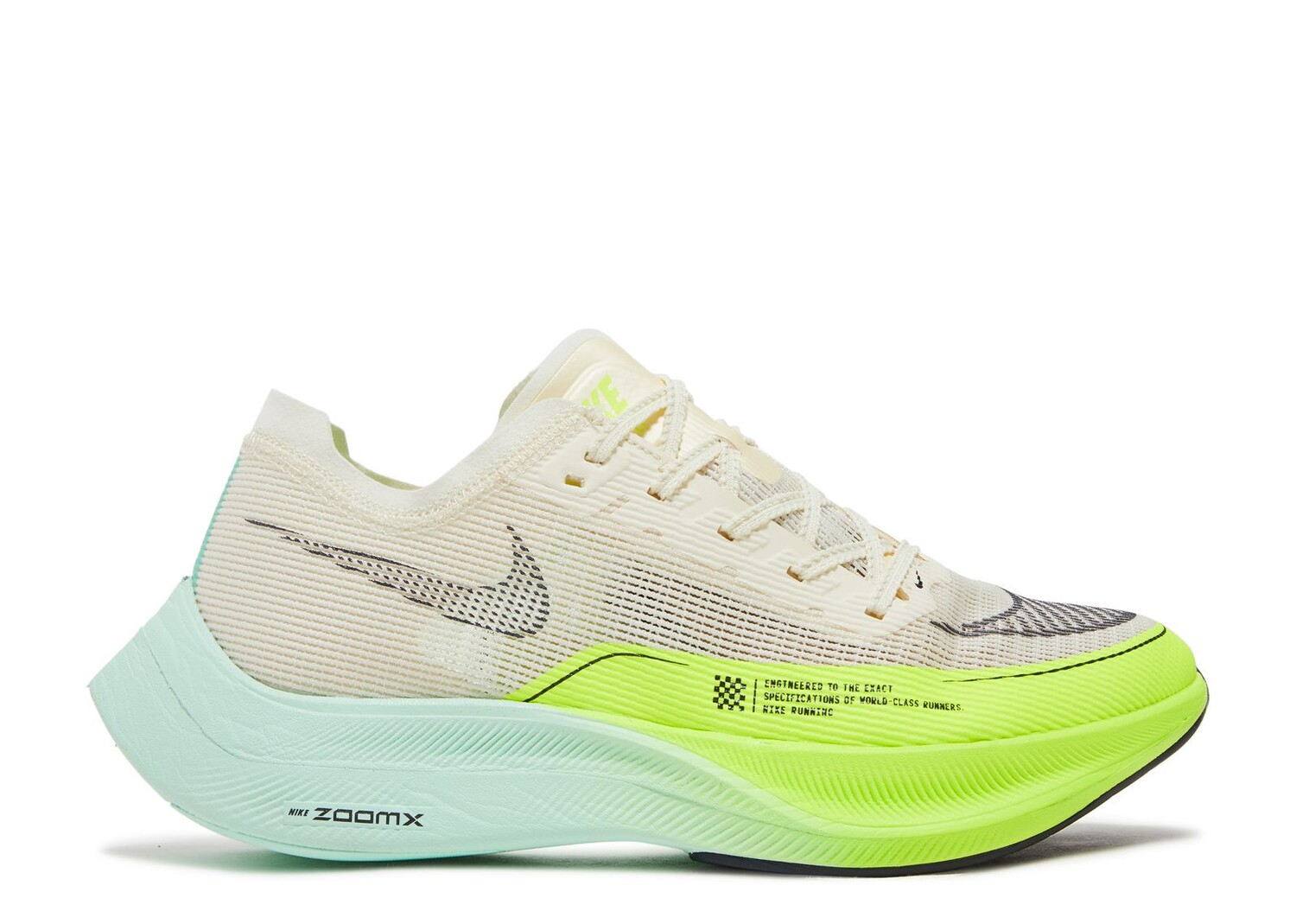 

Кроссовки Nike Zoomx Vaporfly Next% 2 'Coconut Milk Ghost Green', кремовый, Бежевый;серый