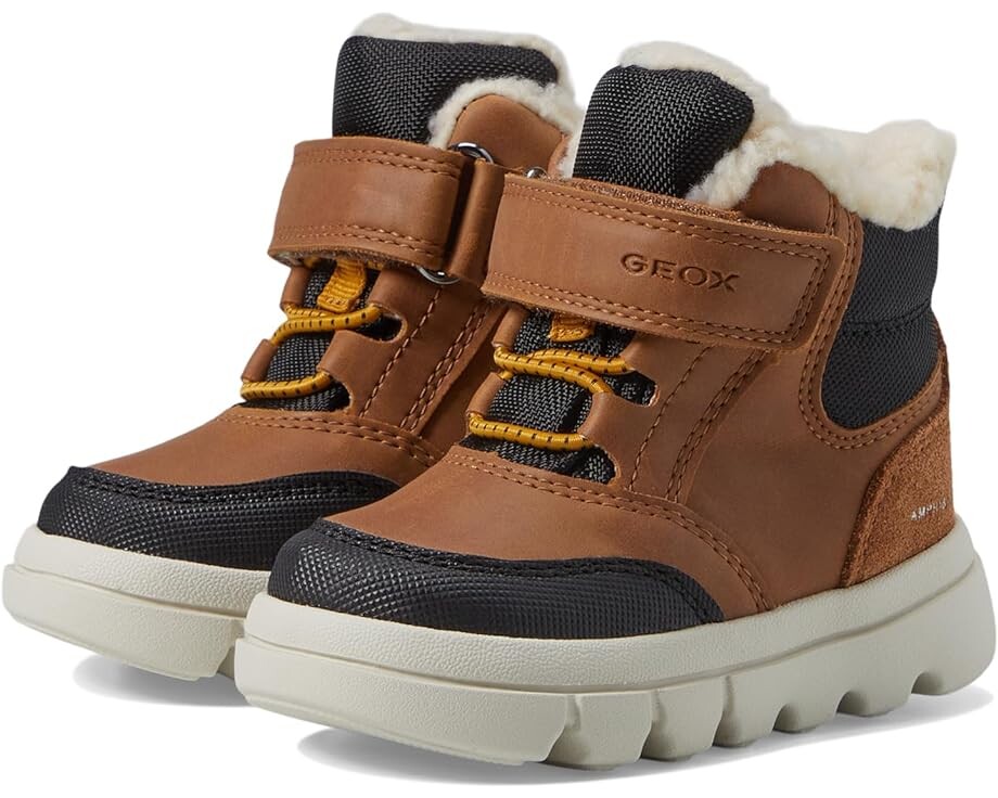 

Ботинки Geox Willaboom BAB 1, цвет Tobacco/Black