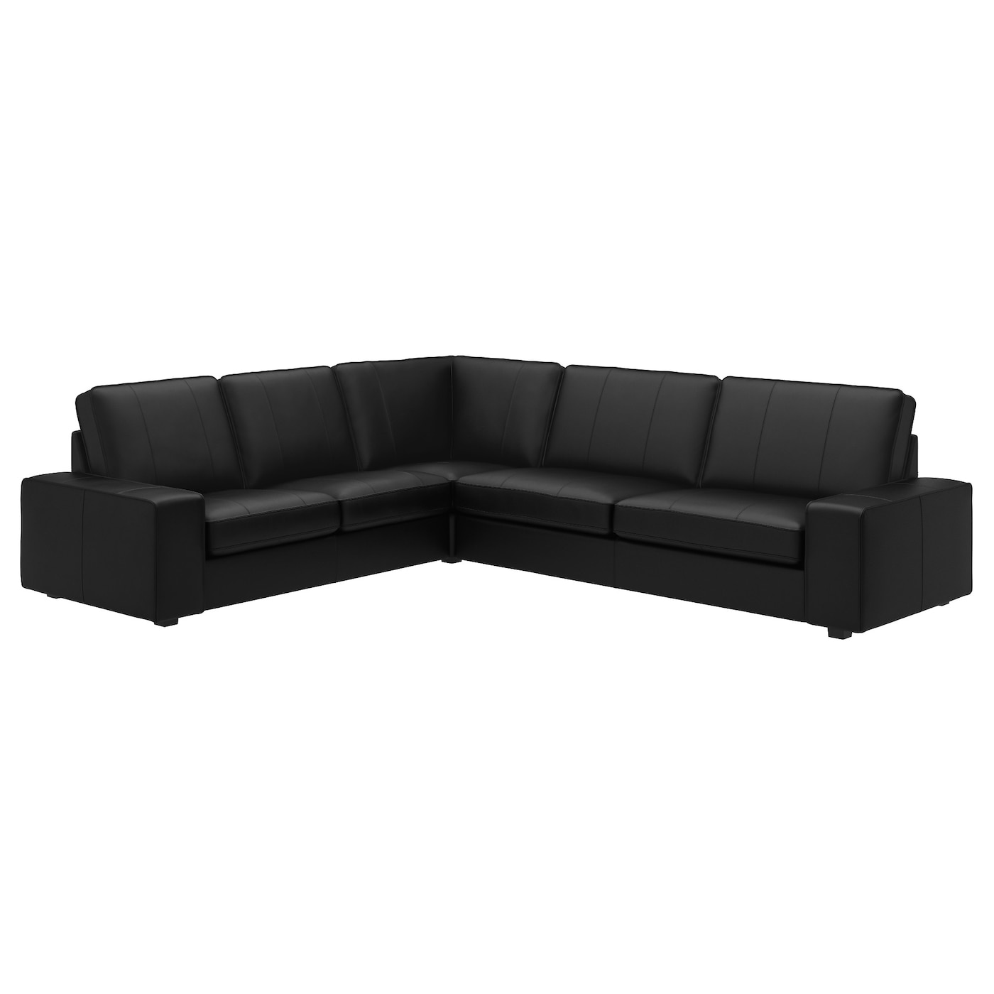 КИВИК Диван угловой, 5-местный, Гранн/Бомстад черный KIVIK IKEA плюшевые эластичные чехол для диванной подушки однотонный секционный угловой чехол для дивана плотный чехол для дивана дивана сиденья п