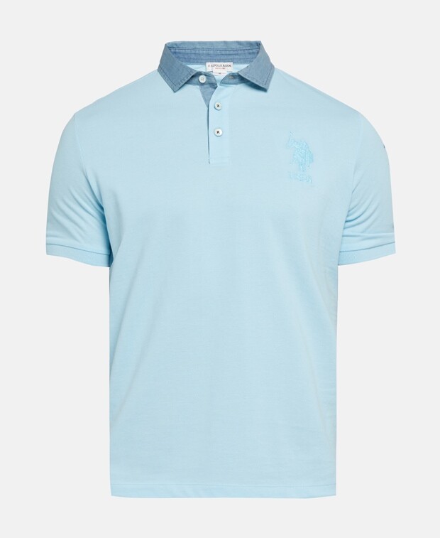 

Рубашка поло U.S. Polo Assn., светло-синий