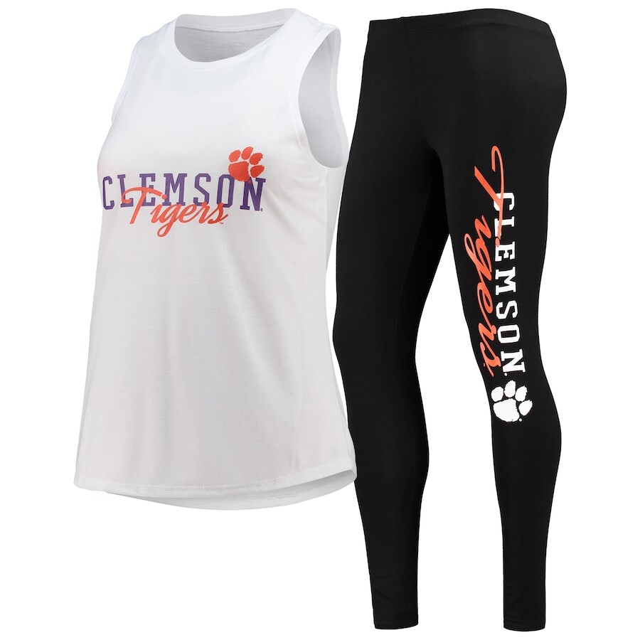 

Пижамный комплект Concepts Sport Clemson Tigers, белый