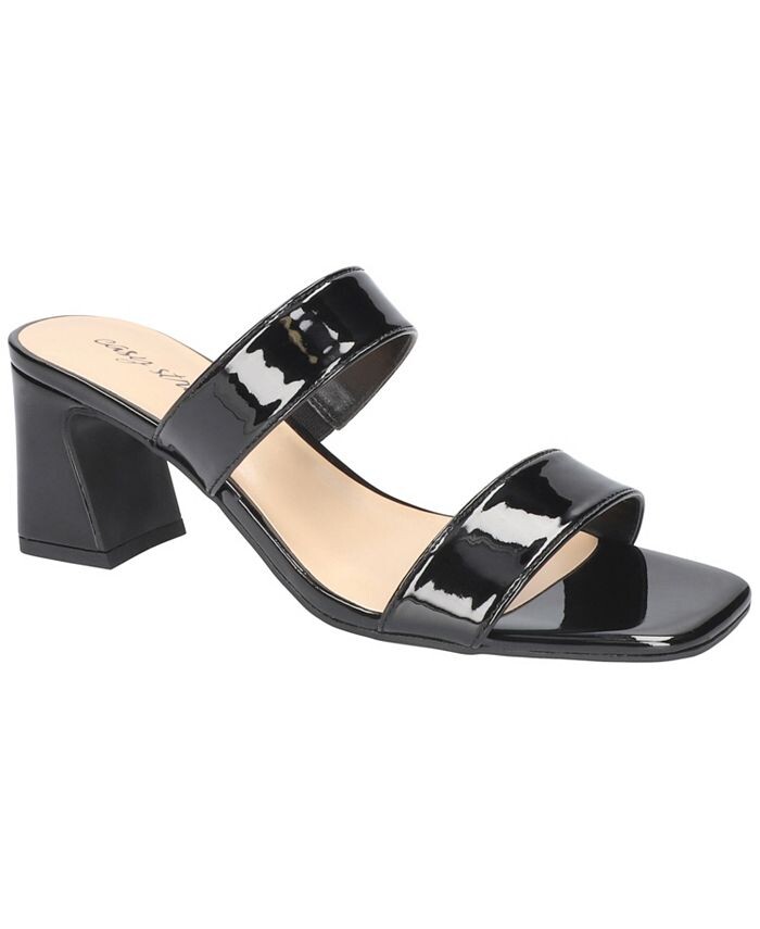

Женские босоножки без шнуровки Clovelle на блочном каблуке Easy Street, цвет Black Patent