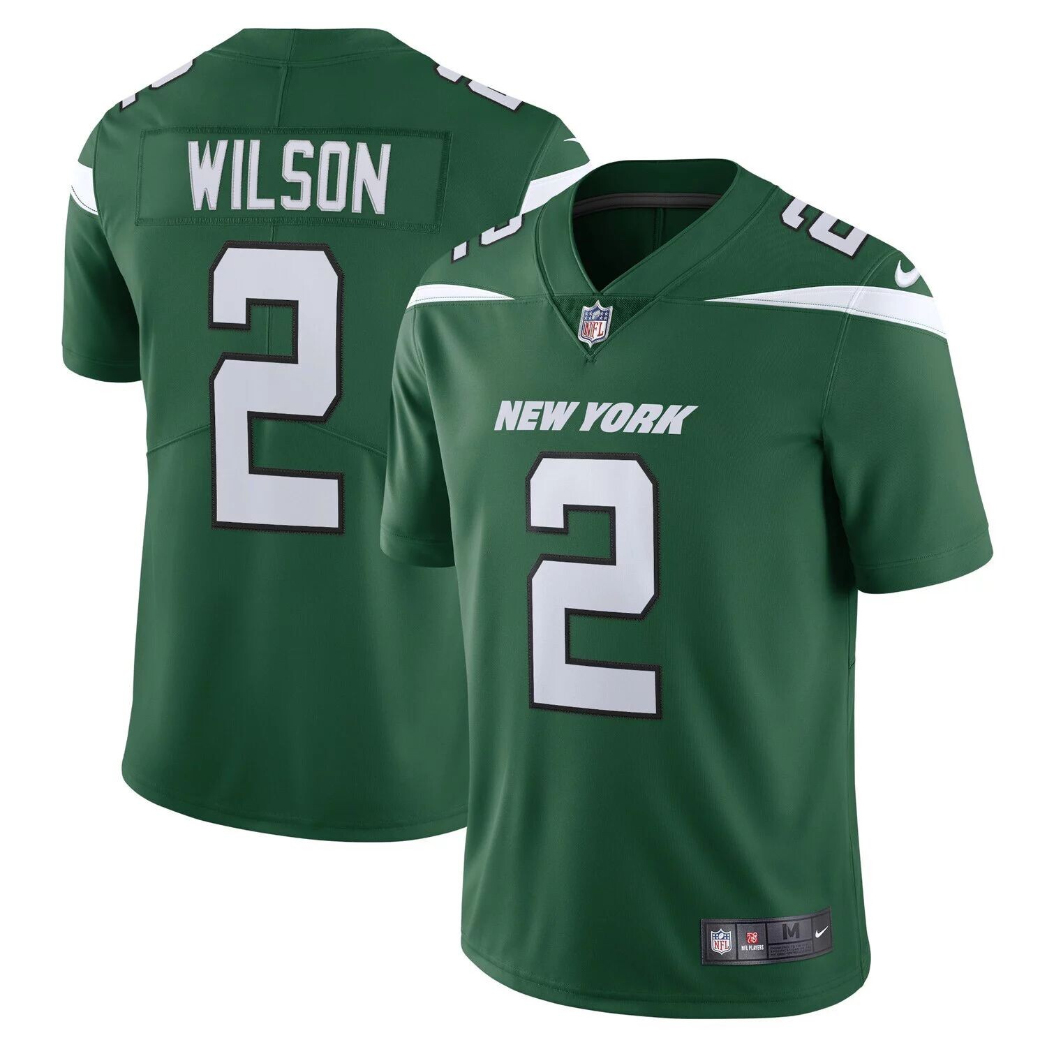 

Мужская футболка Zach Wilson Gotham Green New York Jets Vapor Limited Nike