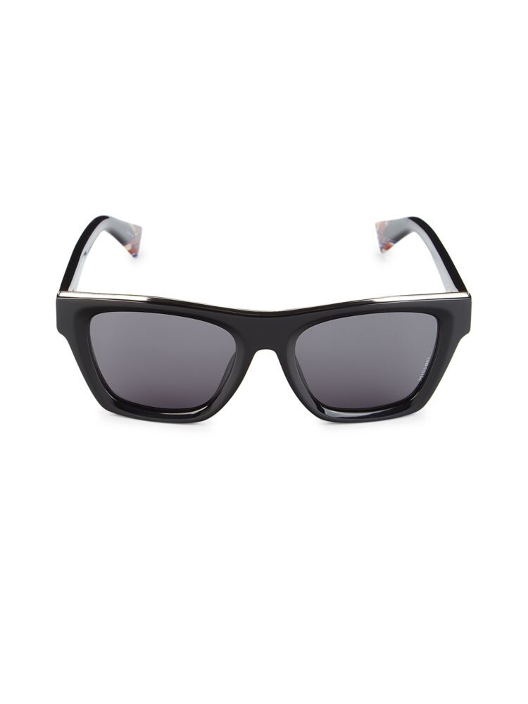 

Квадратные солнцезащитные очки 53MM Missoni, черный