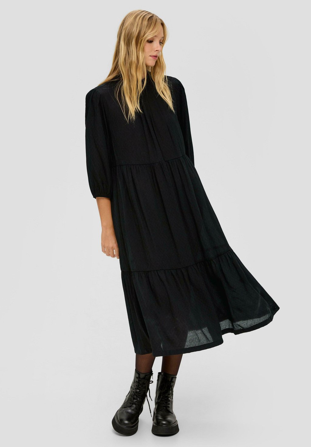 Повседневное платье QS, цвет schwarz повседневное платье lascana цвет schwarz