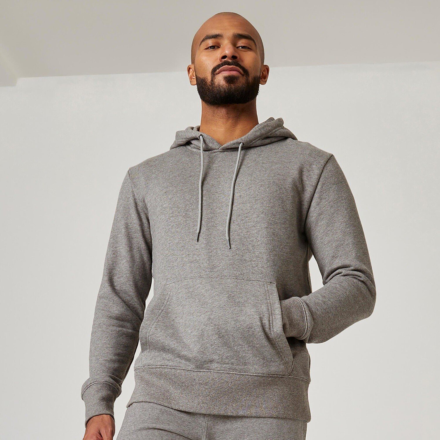 

Толстовка для фитнеса Decathlon 500 Essentials Domyos, серый