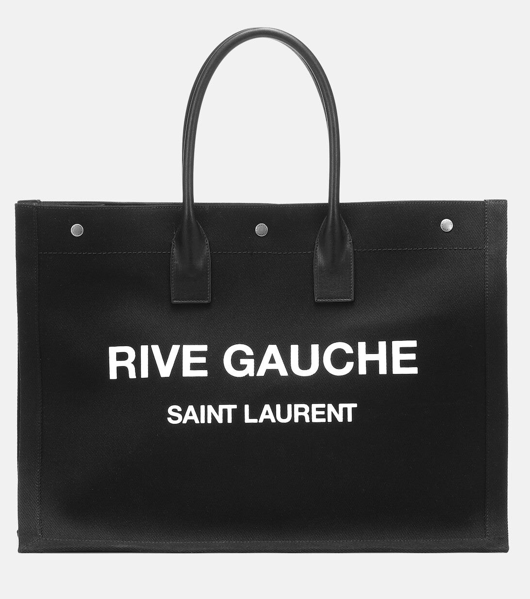 

Сумка-тоут Rive Gauche из парусины Saint Laurent, черный