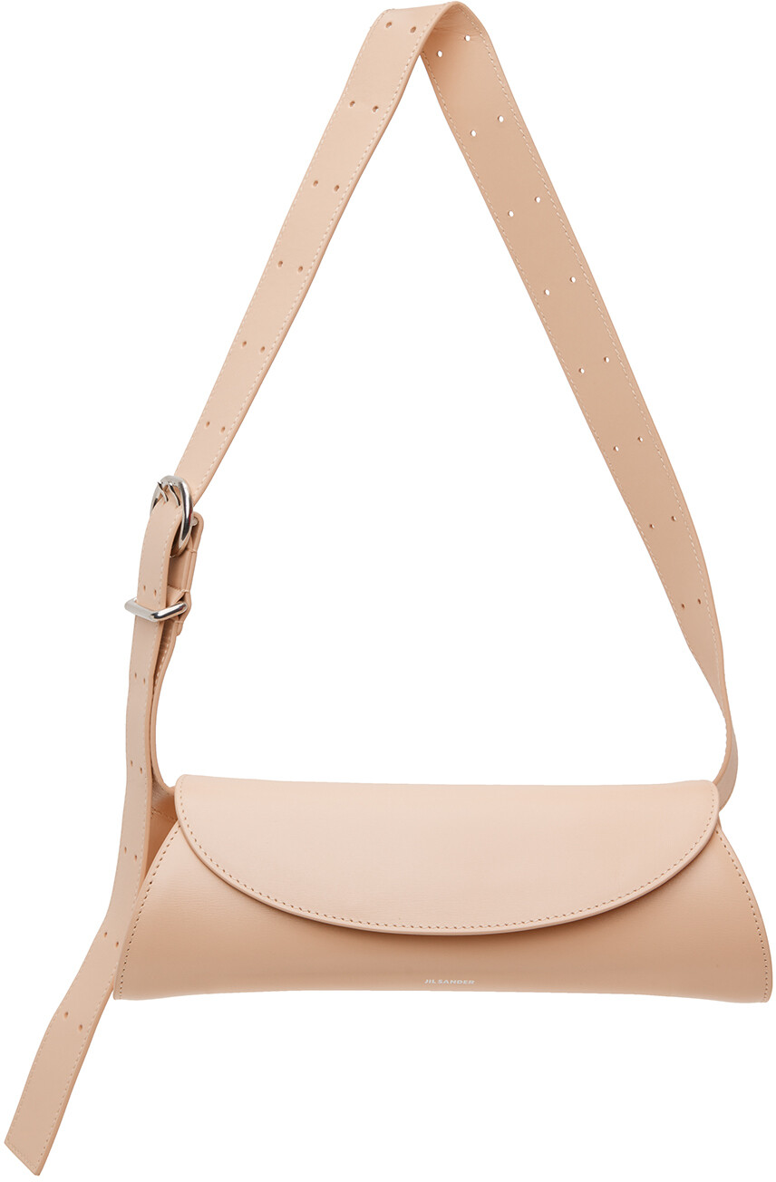 

Розовая маленькая сумка Cannolo Jil Sander