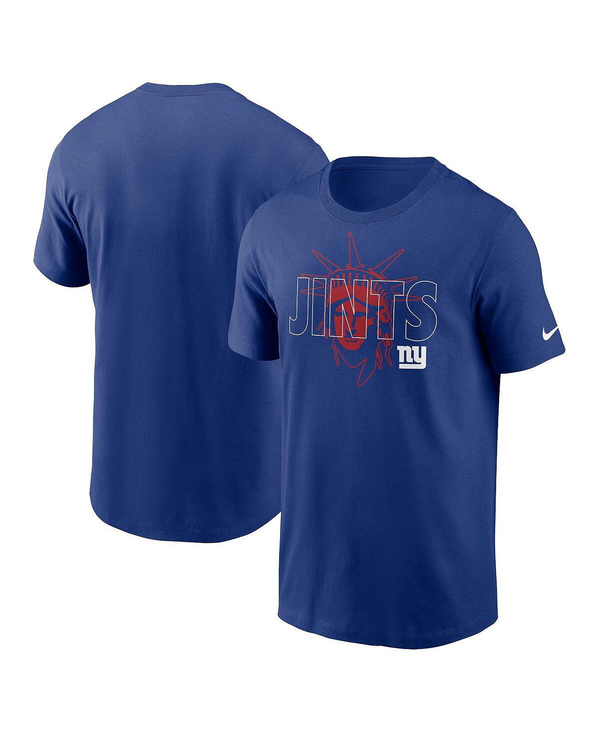 йорк андреа ложная гордость 10 073 Мужская футболка Royal New York Giants Local Essential Nike
