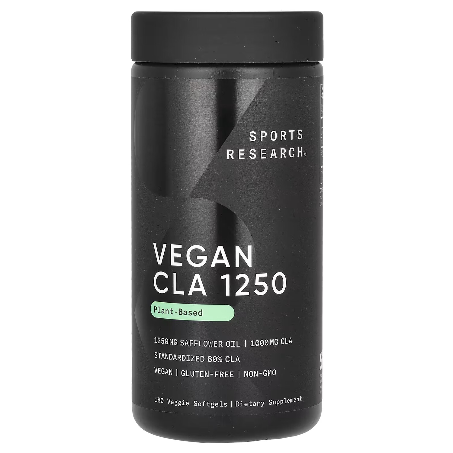 

Пищевая добавка Sports Research Vegan CLA 1250, 180 растительных мягких таблеток
