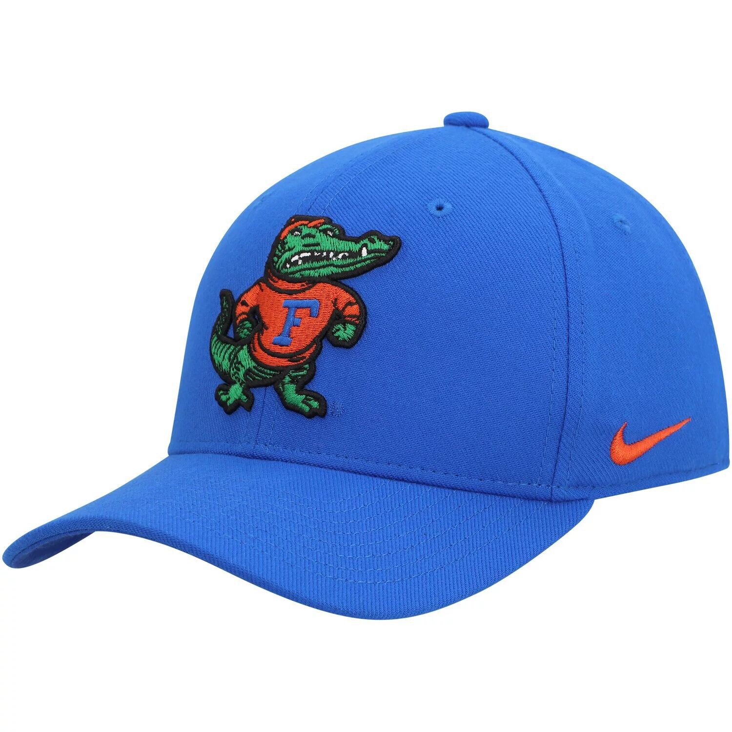

Мужская кепка Nike Royal Florida Gators Classic99 Swoosh Performance Flex.