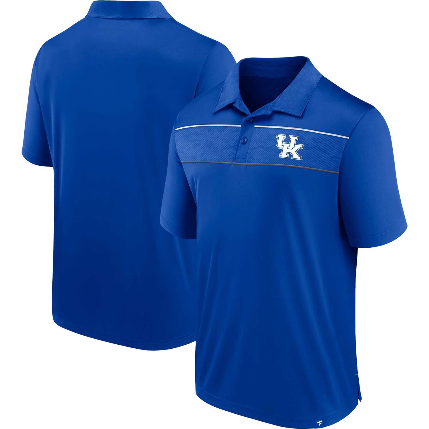 Мужская фирменная футболка-поло Defender Royal Kentucky Wildcats Fanatics