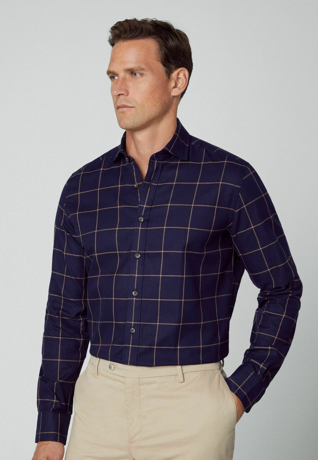 

Рубашка WINDOWPANE Hackett London, синий