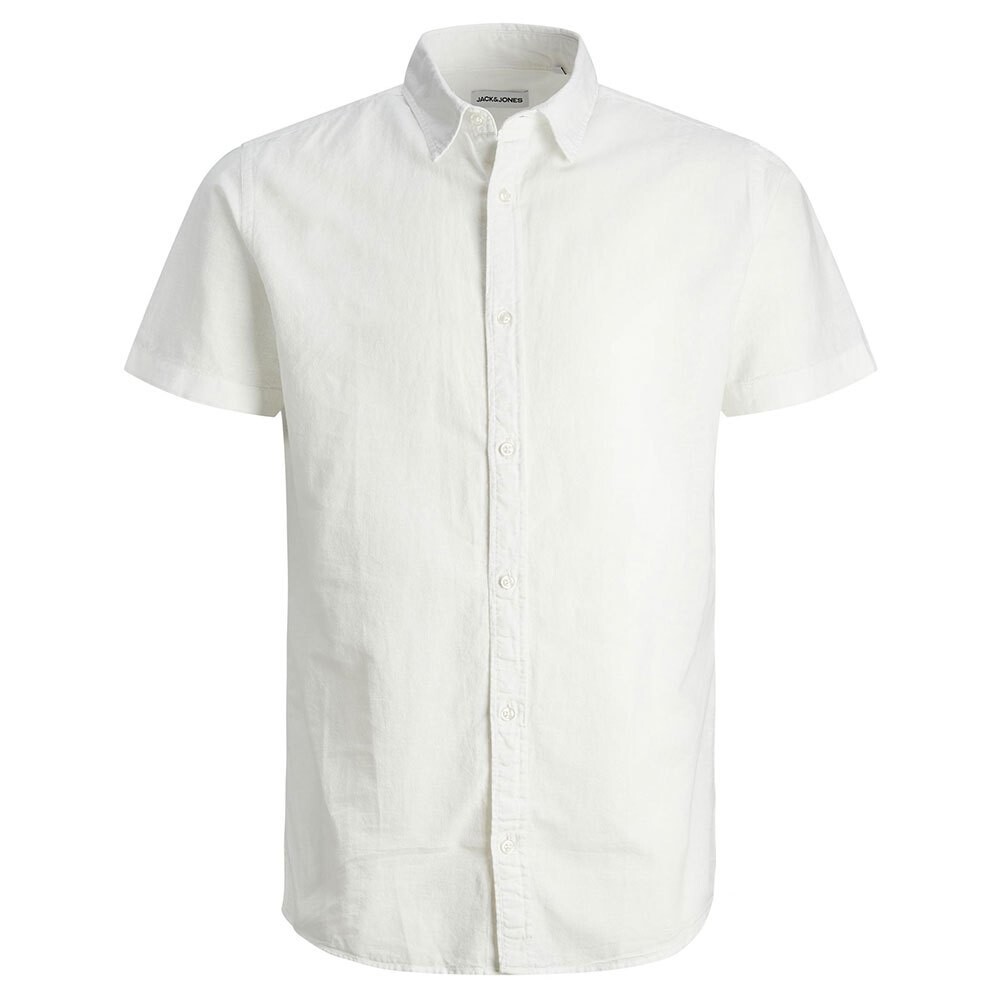 

Рубашка с коротким рукавом Jack & Jones Linen Plus, белый