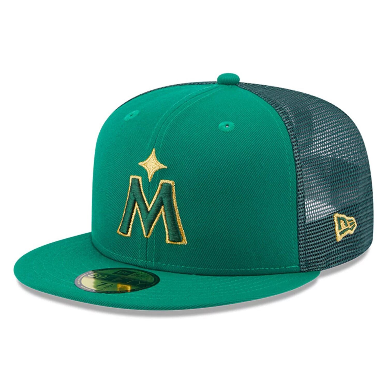 

Мужская облегающая шляпа New Era Kelly Green Minnesota Twins 2023 ко Дню Святого Патрика 59FIFTY